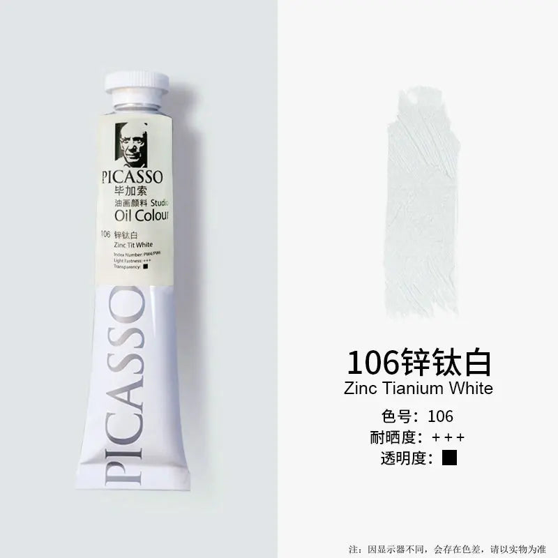 Phoenix 50ml Oil Paint High Saturation Faster Drying Time with Creamy Texture and Consistency for Artists, Students, Beginners