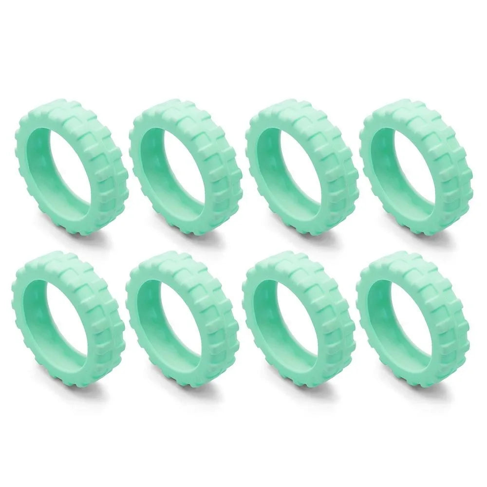 8PCS Luggage Wheels Protector Silicone Wheels Caster Shoes Travel Luggage Suitcase Reduce Noise Wheels Guard Cover Accessories