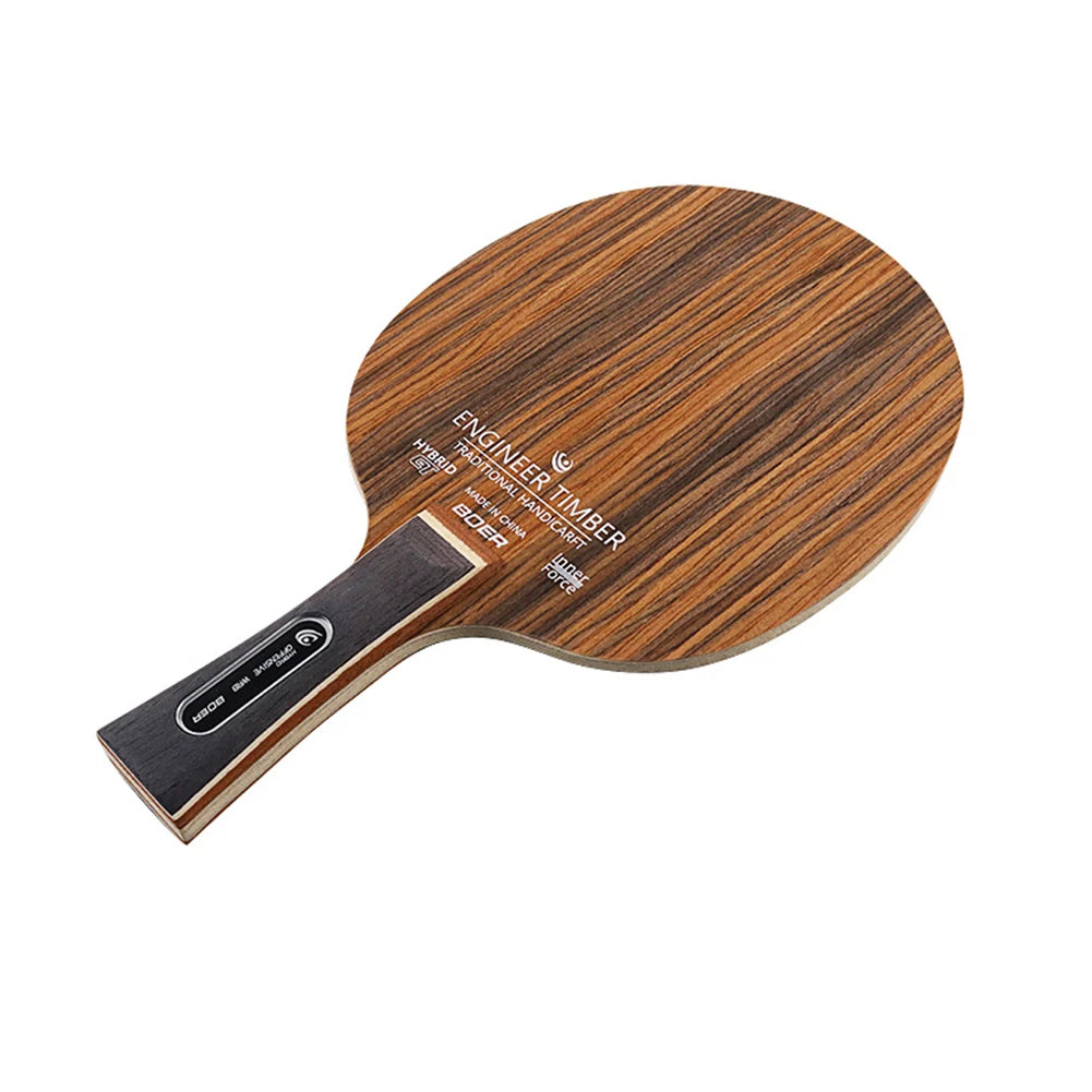 1PC Table Tennis Blade Ebony Dalbergia Pingpong Racket Bottom Plate 5-Ply 6.2mm Ping Pong Paddle Board Bat Racquet Long Handles
