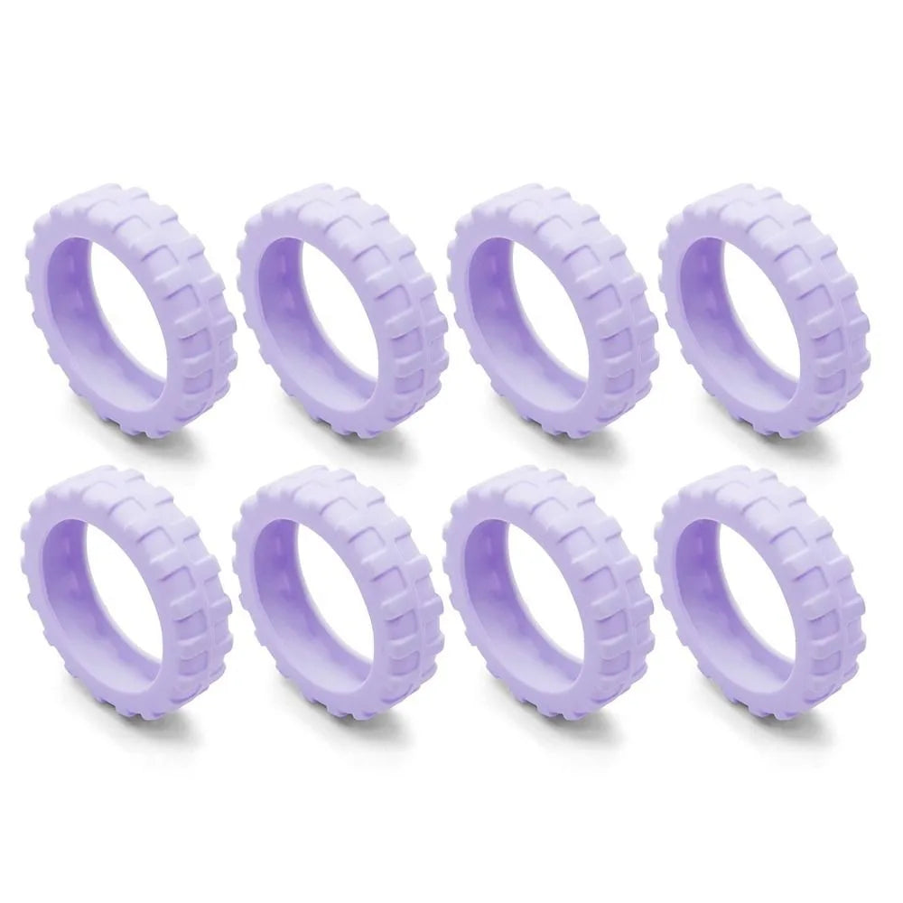 8PCS Luggage Wheels Protector Silicone Wheels Caster Shoes Travel Luggage Suitcase Reduce Noise Wheels Guard Cover Accessories
