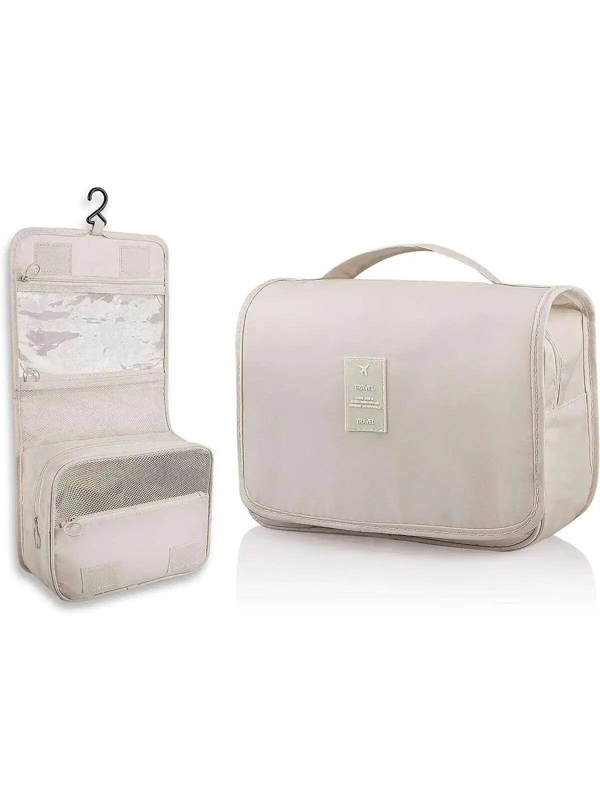 Travel Makeup Bag Waterproof Toiletries Organizer High Quality Women Neceser Bathroom Hook Wash Pouch Hook Makeup Storage Bag