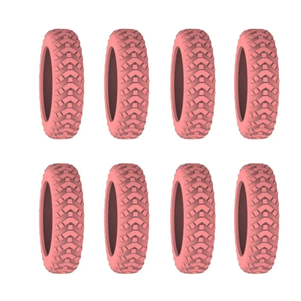 8PCS Luggage Wheels Protector Silicone Wheels Caster Shoes Travel Luggage Suitcase Reduce Noise Wheels Guard Cover Accessories