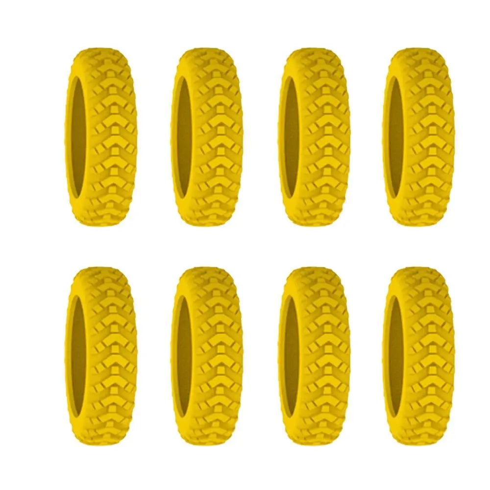 8PCS Luggage Wheels Protector Silicone Wheels Caster Shoes Travel Luggage Suitcase Reduce Noise Wheels Guard Cover Accessories