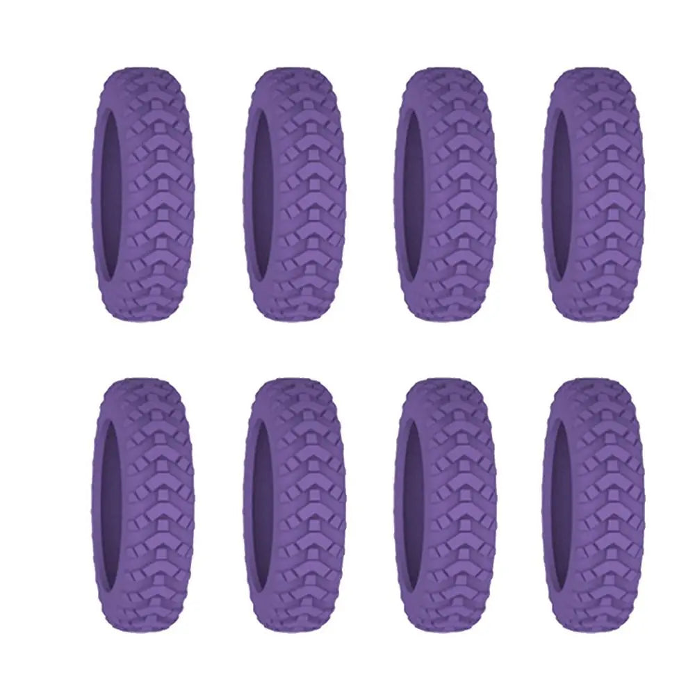 8PCS Luggage Wheels Protector Silicone Wheels Caster Shoes Travel Luggage Suitcase Reduce Noise Wheels Guard Cover Accessories