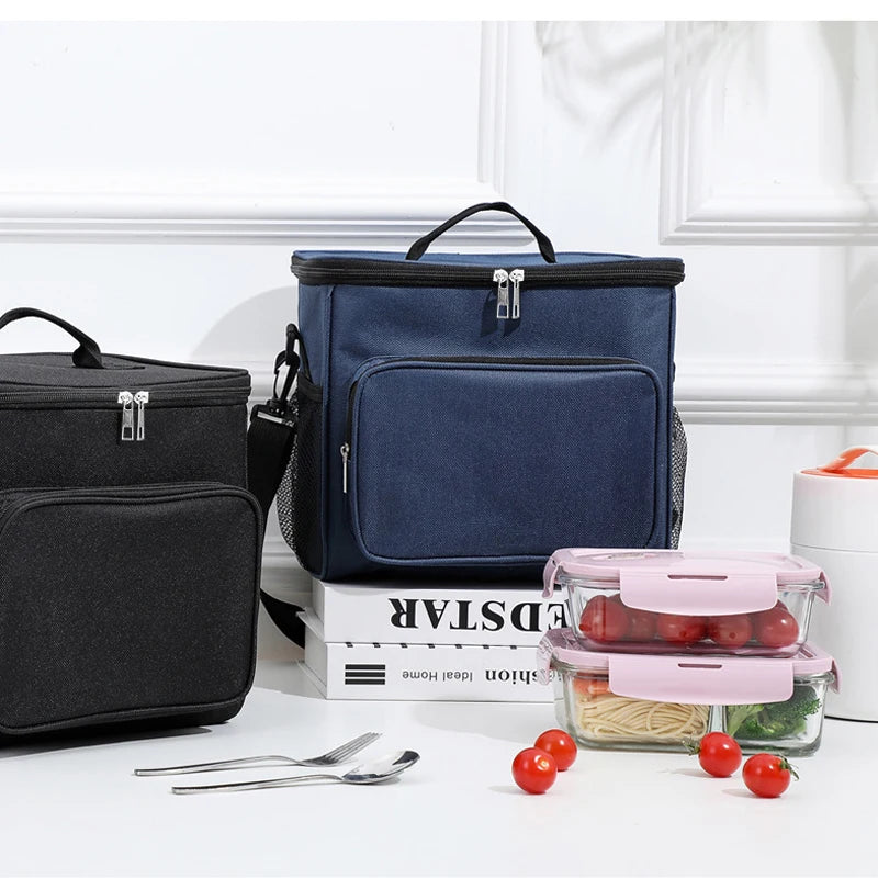Insulated Lunch Bag Large Lunch Bags For Women Men Reusable Lunch Bag With Adjustable Shoulder Strap