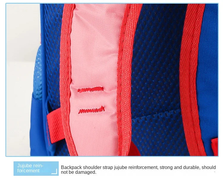 Spiderman Backpacks Super Heroes Student School Bag Cartoon 3d Stereo Kindergarten Backpack Children's Travel Bag Gift