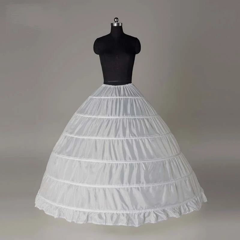 4/6/8 Layers Tulle Petticoat Wedding Accessories Chemise Without Hoops For A Line Wedding Dress Wide Puffy Underskirt