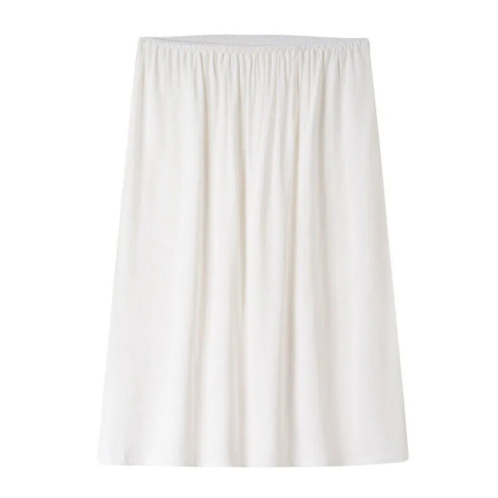 Women Half Slips Underskirt Petticoat Ladies Fashion Lingerie Satin Skirt Summer Under Dress Slips