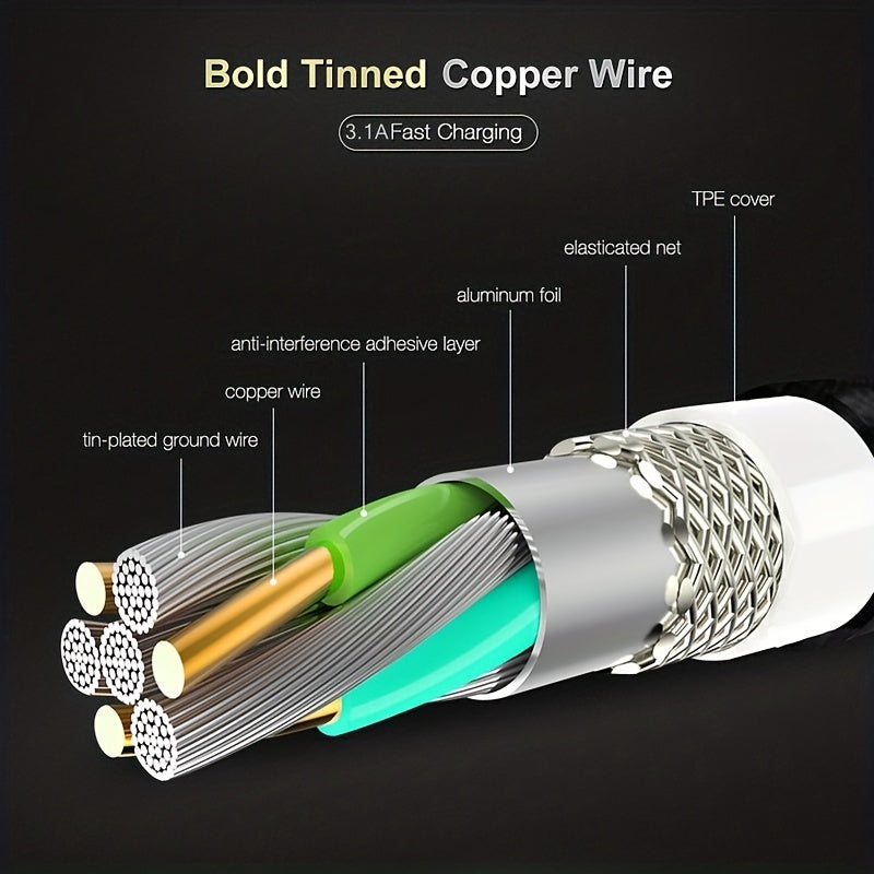 Fast Charging Cable USB Data Synchronization Cable For IPhone 14 13 12 11 Pro Max SE X 8 7 6 Charger Cable For IPad