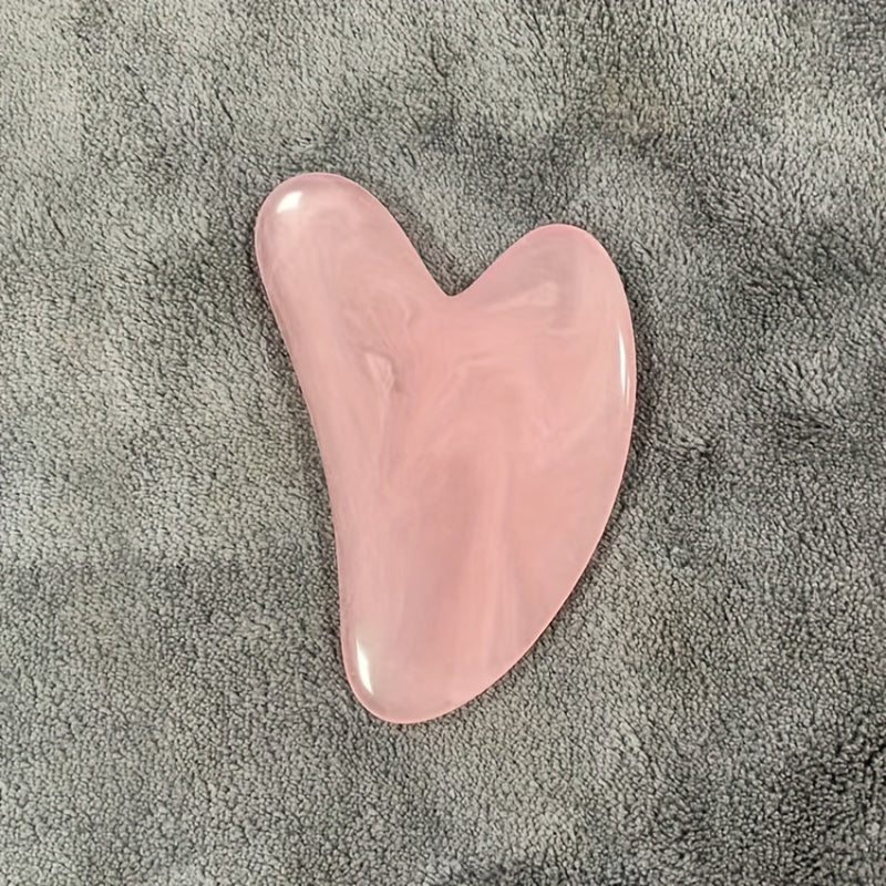 1pc Gua Sha Massage Tool, Natural Resin Gua Sha Scraper For Face, Neck, Back & Body Massage