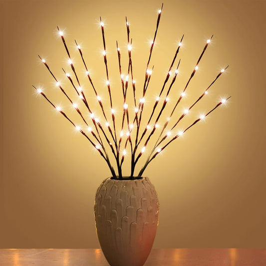 1pc, 20 LED Branch Lights - Indoor Decoration Lighting for Weddings, Birthdays, and Christmas - Fairy Lights with Branch Design