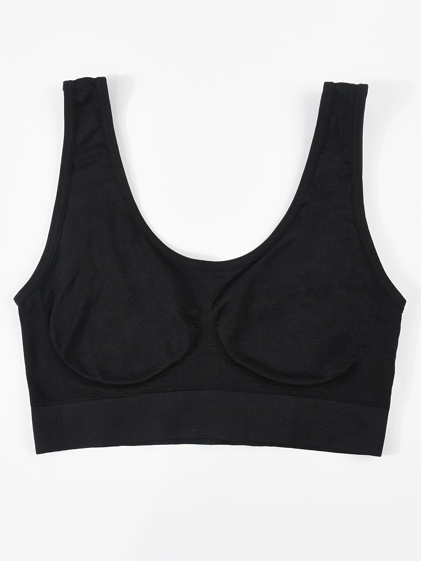 Comfortable 3pcs Seamless Sports Bras - Lightweight, No-Pad Design for Yoga & Fitness - Nylon Blend, Thin, Innerwear